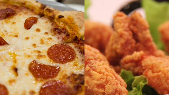 Pizza n Chicken Nuggets (1)